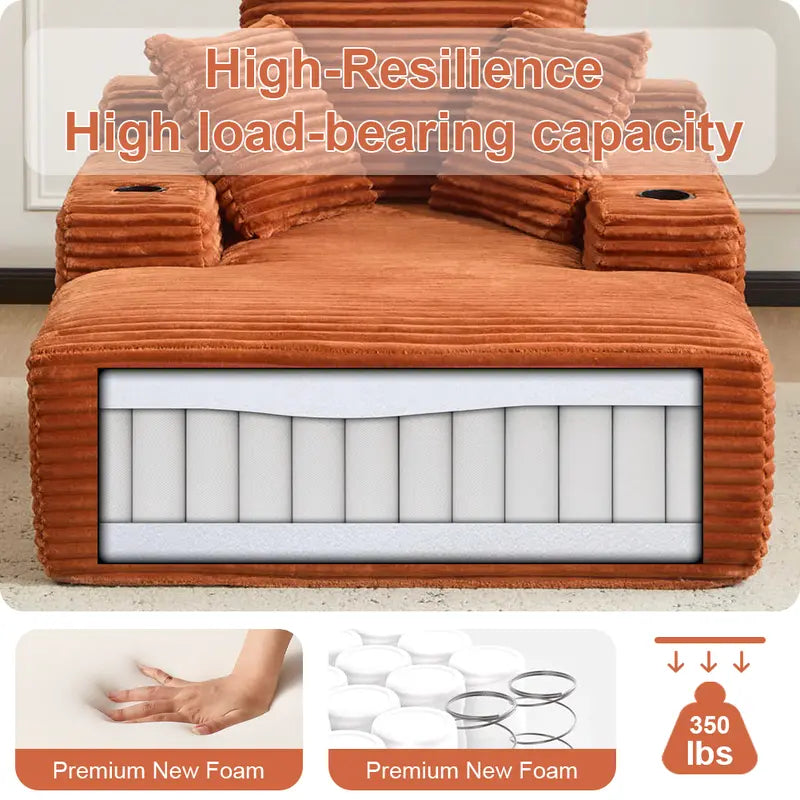 64‘’ Boneless Chaise Lounge