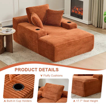 64‘’ Boneless Chaise Lounge