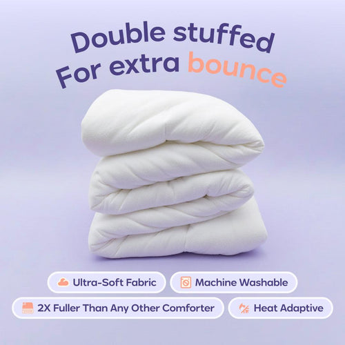 Mellow Sleep MarshMellow Comforter – Ultra-Soft Double-Stuffed