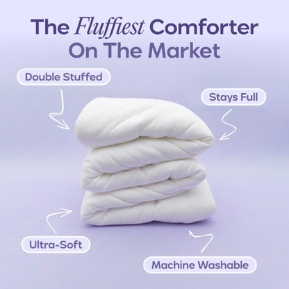 Mellow Sleep MarshMellow Comforter – Ultra-Soft Double-Stuffed