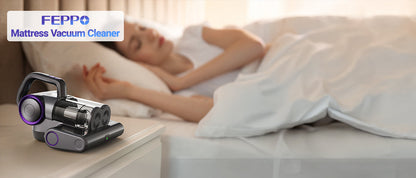 Mattress Vacuum Cleaner 16KPa with UV-C & Heat, HEPA Bed Vacuum (1000W)